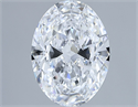 Diamante Natural 3.05 quilates, Ovalado , Color D, claridad VVS1 y certificado GIA
