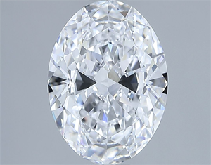Picture of Natural Diamond 3.05 Carats, Oval with  Cut, D Color, VVS1 Clarity and Certified by GIA