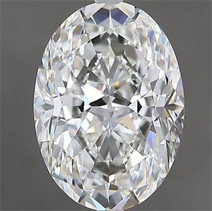 Picture of Natural Diamond 2.50 Carats, Oval with  Cut, G Color, VVS1 Clarity and Certified by GIA