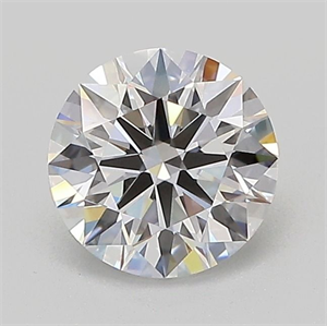 Picture of Lab Grown Diamond 1.08 Carats, Round with Ideal Cut, D Color, VVS2 Clarity and Certified by IGI