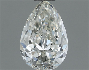 Foto Diamante Natural 0.50 quilates, De pera , Color H, claridad VVS1 y certificado IGI de