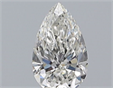 Natural Diamond 0.50 Carats, Pear with  Cut, G Color, IF Clarity and Certified by GIA