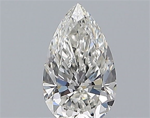 Picture of Natural Diamond 0.50 Carats, Pear with  Cut, G Color, IF Clarity and Certified by GIA