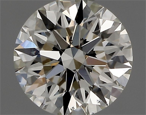 Picture of Natural Diamond 0.55 Carats, Round with Excellent Cut, J Color, SI2 Clarity and Certified by GIA