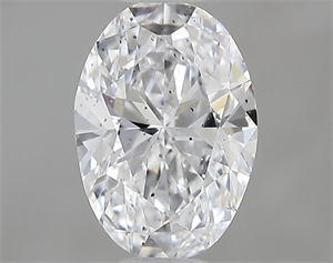 Foto Diamante Natural 0.70 quilates, Ovalado , Color D, claridad SI2 y certificado GIA de