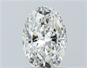 Natural Diamond 0.90 Carats, Oval with  Cut, G Color, SI1 Clarity and Certified by GIA