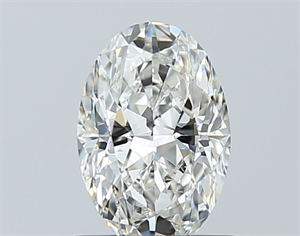 Picture of Natural Diamond 0.90 Carats, Oval with  Cut, G Color, SI1 Clarity and Certified by GIA