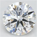 Lab Grown Diamond 3.29 Carats, Round with Excellent Cut, D Color, VVS1 Clarity and Certified by GIA