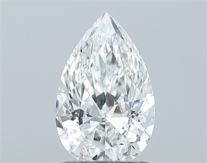 Picture of Natural Diamond 1.20 Carats, Pear with  Cut, F Color, VVS1 Clarity and Certified by GIA