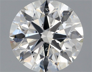 Picture of Natural Diamond 1.01 Carats, Round with Excellent Cut, I Color, SI1 Clarity and Certified by GIA