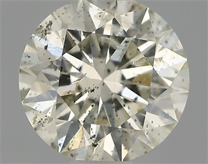 Picture of Natural Diamond 0.50 Carats, Round with Excellent Cut, J Color, I1 Clarity and Certified by IGI