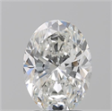 Natural Diamond 1.70 Carats, Oval with  Cut, G Color, SI2 Clarity and Certified by GIA