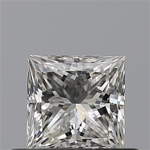 Picture of Natural Diamond 0.52 Carats, Princess with  Cut, I Color, VS1 Clarity and Certified by GIA