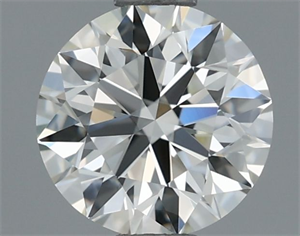 Picture of Natural Diamond 0.60 Carats, Round with Excellent Cut, K Color, VVS1 Clarity and Certified by GIA