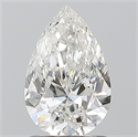 Diamante Natural 1.20 quilates, De pera , Color H, claridad SI2 y certificado GIA