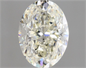 Natural Diamond 1.01 Carats, Oval with  Cut, K Color, SI2 Clarity and Certified by GIA