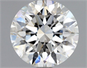 Natural Diamond 2.01 Carats, Round with Excellent Cut, E Color, VVS1 Clarity and Certified by GIA