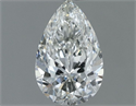 Diamante Natural 0.60 quilates, De pera , Color H, claridad VVS2 y certificado GIA