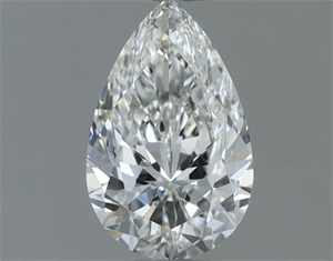 Foto Diamante Natural 0.60 quilates, De pera , Color H, claridad VVS2 y certificado GIA de