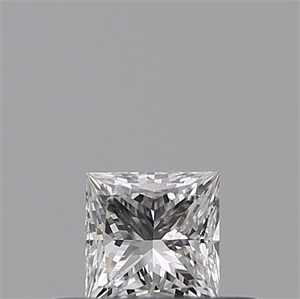 Picture of Natural Diamond 0.23 Carats, Princess with  Cut, E Color, VS2 Clarity and Certified by GIA