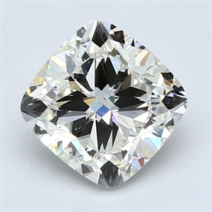 Foto Diamante Natural 1.92 quilates, Del cojín , Color J, claridad SI2 y certificado GIA de