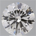 Lab Grown Diamond 5.04 Carats, Round with Ideal Cut, F Color, VS1 Clarity and Certified by IGI