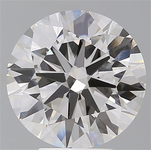 Picture of Lab Grown Diamond 5.04 Carats, Round with Ideal Cut, F Color, VS1 Clarity and Certified by IGI