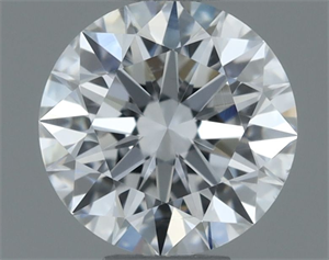 Foto Diamante Natural 0.50 quilates, Redondo , Color E, claridad SI1 y certificado GIA de