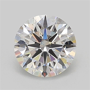 Picture of Lab Grown Diamond 1.04 Carats, Round with Ideal Cut, D Color, VS1 Clarity and Certified by IGI