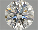 Natural Diamond 1.81 Carats, Round with Excellent Cut, J Color, VS1 Clarity and Certified by GIA