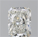Natural Diamond 0.71 Carats, Radiant with  Cut, J Color, VVS1 Clarity and Certified by GIA