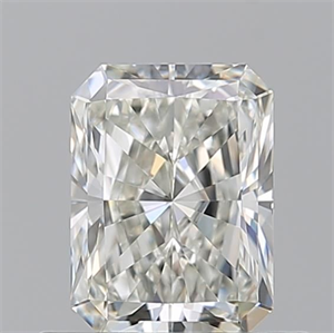 Picture of Natural Diamond 0.71 Carats, Radiant with  Cut, J Color, VVS1 Clarity and Certified by GIA