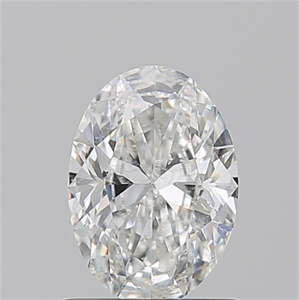 Picture of Natural Diamond 0.96 Carats, Oval with  Cut, G Color, SI2 Clarity and Certified by GIA