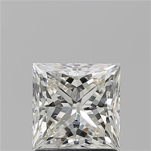 Foto Diamante Natural 1.50 quilates, Princesa , Color J, claridad SI2 y certificado GIA de