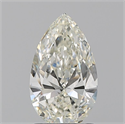 Natural Diamond 1.51 Carats, Pear with  Cut, K Color, SI1 Clarity and Certified by GIA