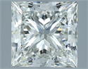 Diamante Natural 3.01 quilates, Princesa , Color H, claridad VS1 y certificado IGI