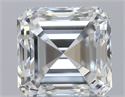 Diamante Natural 1.00 quilates, Asscher , Color G, claridad VVS1 y certificado GIA
