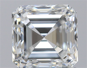 Foto Diamante Natural 1.00 quilates, Asscher , Color G, claridad VVS1 y certificado GIA de