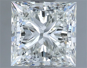 Picture of Natural Diamond 1.50 Carats, Princess with  Cut, H Color, VVS1 Clarity and Certified by IGI