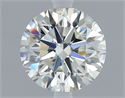 Natural Diamond 0.71 Carats, Round with Excellent Cut, J Color, VS1 Clarity and Certified by GIA