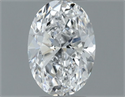 Natural Diamond 0.30 Carats, Oval with  Cut, F Color, VS1 Clarity and Certified by GIA