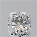 Natural Diamond 0.52 Carats, Cushion with  Cut, F Color, IF Clarity and Certified by GIA