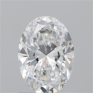 Picture of Natural Diamond 1.01 Carats, Oval with  Cut, D Color, VS2 Clarity and Certified by GIA