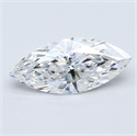 Natural Diamond 2.16 Carats, Marquise with  Cut, D Color, SI1 Clarity and Certified by GIA