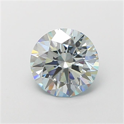 Picture of Lab Grown Diamond 1.50 Carats, Round with Ideal Cut, Fancy Blue Color, VS1 Clarity and Certified by IGI