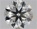 Natural Diamond 0.90 Carats, Round with Very Good Cut, G Color, SI2 Clarity and Certified by IGI