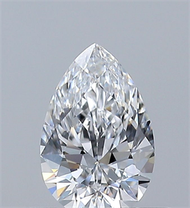 Picture of Natural Diamond 0.43 Carats, Pear with  Cut, D Color, VVS2 Clarity and Certified by GIA