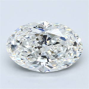 Picture of Natural Diamond 3.01 Carats, Oval with  Cut, G Color, VS2 Clarity and Certified by GIA