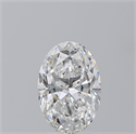 Natural Diamond 2.52 Carats, Oval with  Cut, D Color, SI1 Clarity and Certified by GIA