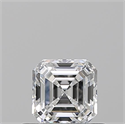Natural Diamond 0.52 Carats, Asscher with  Cut, E Color, VS1 Clarity and Certified by GIA